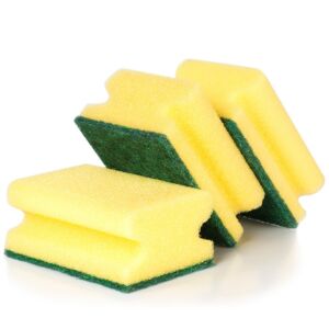 Schuurspons met Grip Geel/Groen - 3st