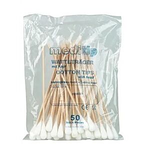 Wattenstaafjes NS Hout 15cm tip 10mm - 50st