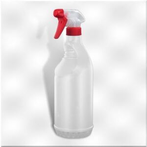 Sprayfles Wit met Rode Verstuiver 1L - 12st