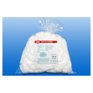 Wattenbollen 100% katoen 0,3g - ±1666 stuks/500gr