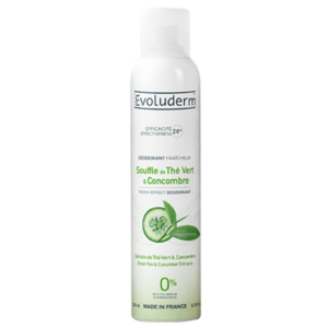 Evoluderm deodorant groene thee/komkommer 200 ml /stuk