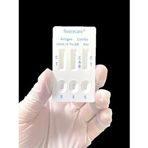 Combi zelftest Fluorecare Influenza A/B, Covid en RSV 20st