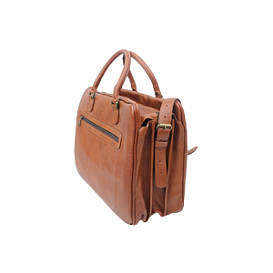 Kennedy leren tas camel