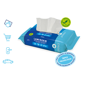 Lamiderm Clean reinigings-/ toiletdoekjes