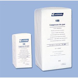 Gaaskompres - Niet Steriel - 8 laags - 10 x 10 cm