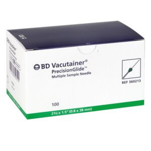 BD Vacutainer Precision Glide 21x1.5 groen 100st