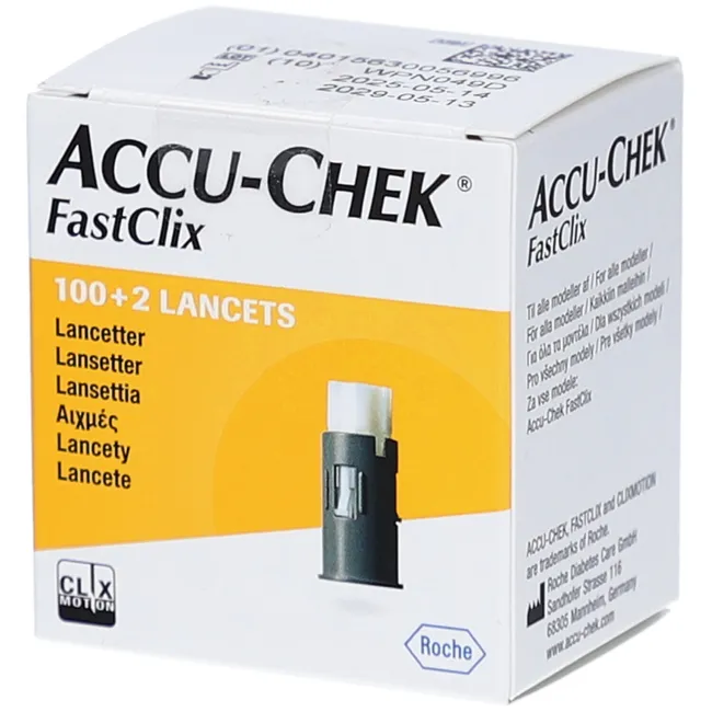 Accu-Chek Fastclix Lancetten - 17 houders met 6 lancetten