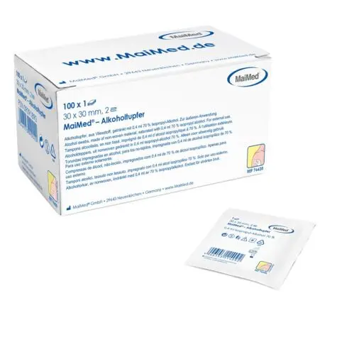 MaiMed Alcohol swabs - Individueel verpakt - 100 stuks