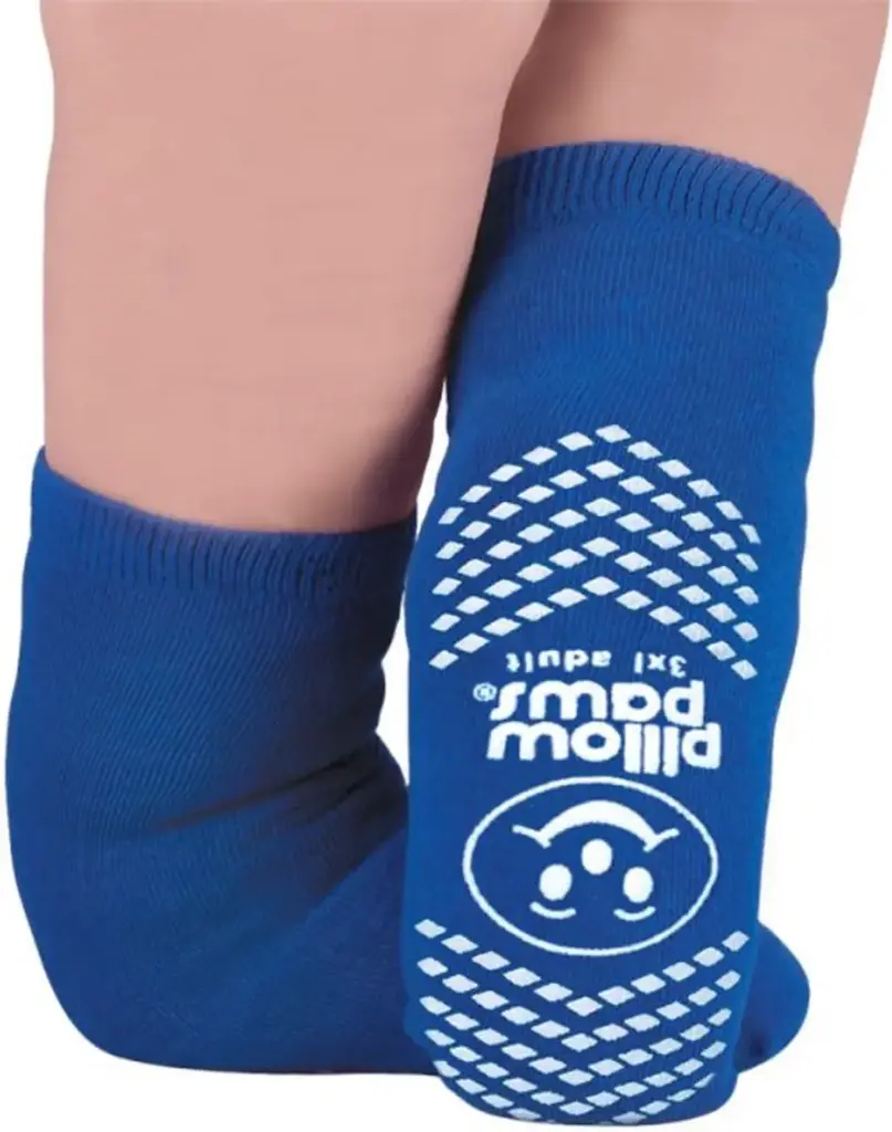 Pillow Paws Antislip Sokken Terries XXXL Bariatric – Maat 48+ – Blauw – 48 paar