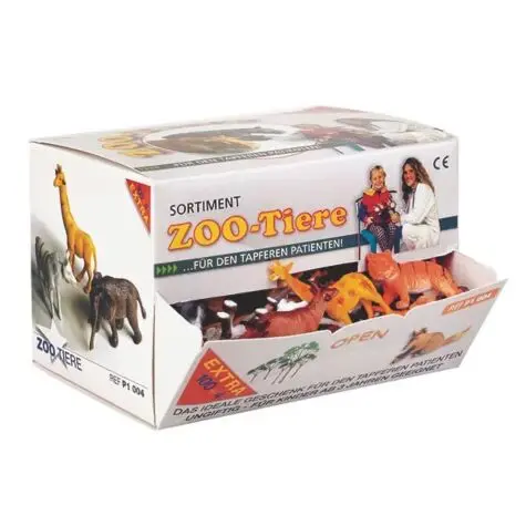 Assortiment d'animaux de zoo - 104 pièces