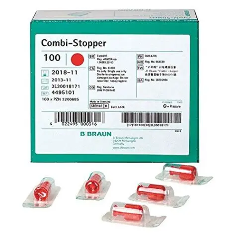 Bouchons Combi-Stopper B. Braun - 100 pièces