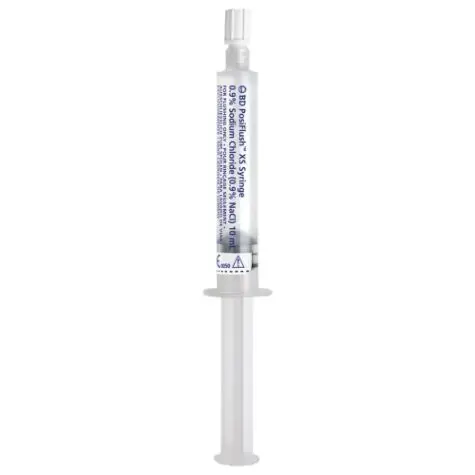 BD PosiFlush XS Voorgevoelde Spoelspuit 10ml (NaCl 0.9%) - Steriel- 1 stuk