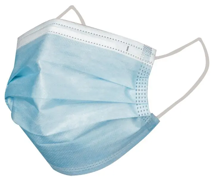Chirurgisch Mondmasker Type IIR – 3-laags – Lichtblauw – 50 stuks
