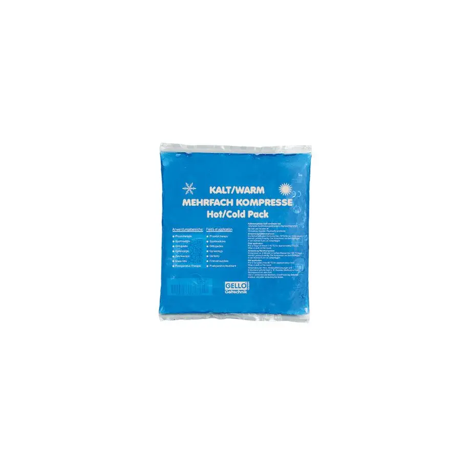 Gel pack froid/chaud bleu 13 cm x 14 cm - 1 pièce