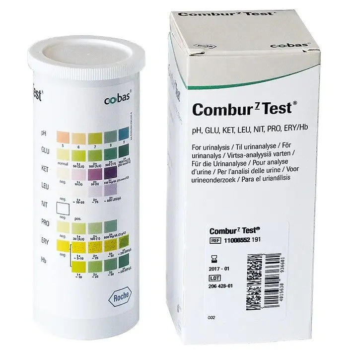 Combur 7 Urineteststrips - 100 stuks