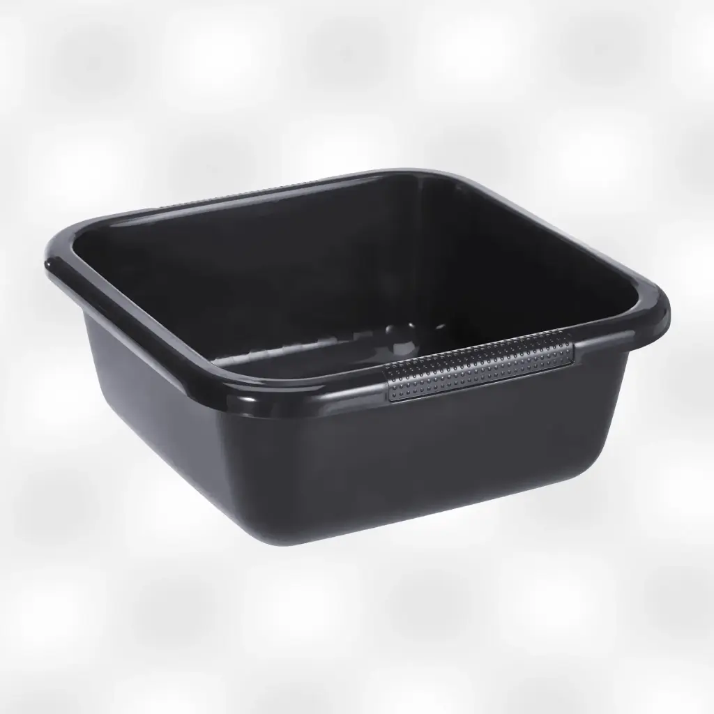 Curver Lavabo carré 35 cm x 35 cm x 12 cm 10 L Anthracite