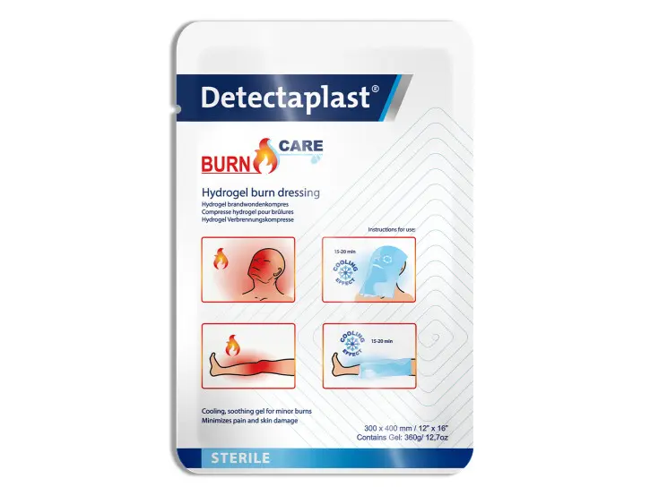 Detectaplast Burn Care Hydrogel Brandwondenkompres 30cm x 40cm - 1st