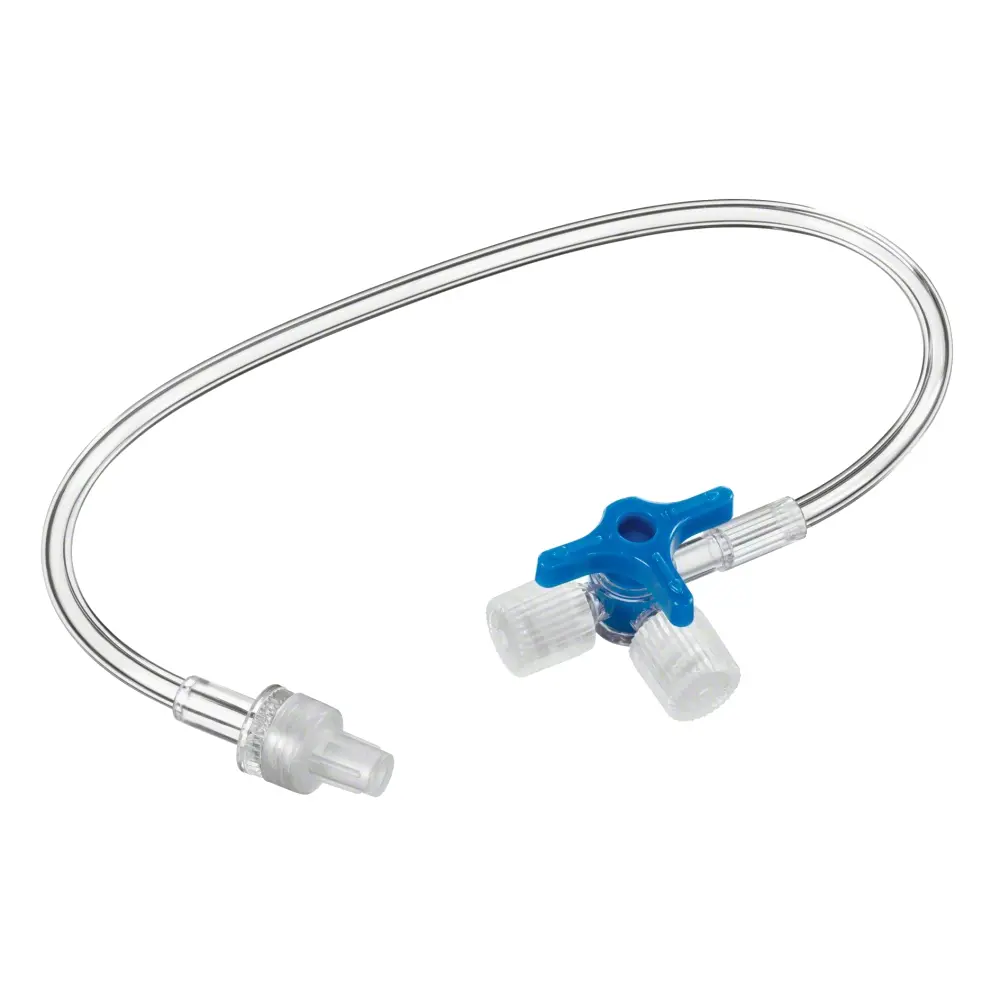 Discofix 3-wegkraan met verlenglijn Blauw - 1 stuk