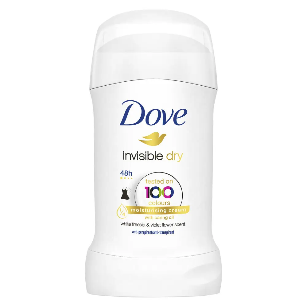 Déodorant stick Dove Invisible Dry 40 ml - 1pc