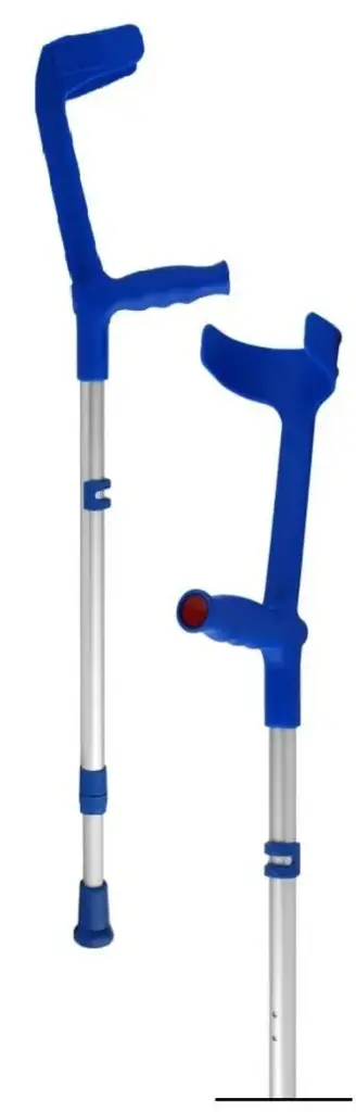 Elleboogkrukken met enkele verstelling - per paar