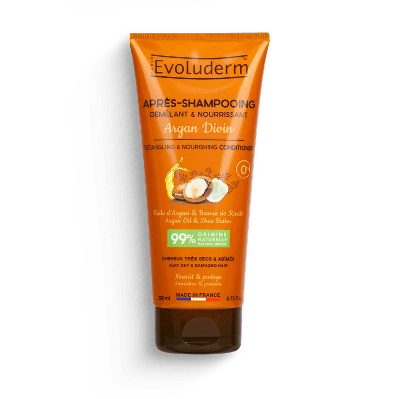 Evoluderm Après-shampooing Argan Divin 200 ml - 12 pièces
