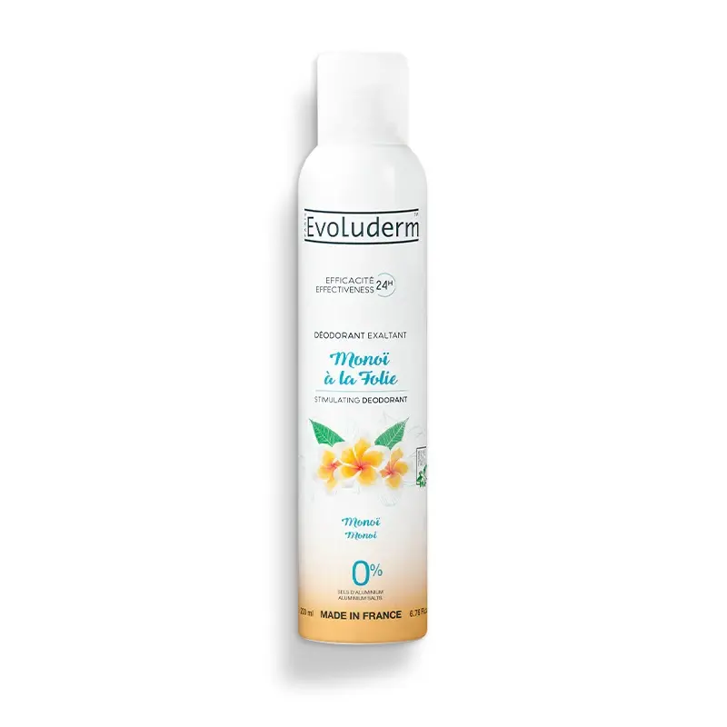 Evoluderm Deodorant Monoï à la Folie 200ml - 24st
