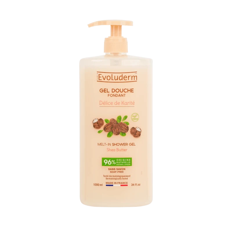 Evoluderm Douche Gel Délice de Karité 1000ml - 1st