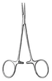 Halsted-Mosquito klem gebogen 13cm