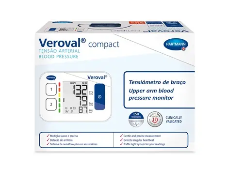 Hartmann Veroval Compact Bloeddrukmeter Bovenarm