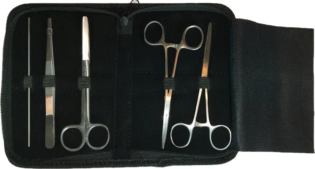 Instrumentenkit in etui