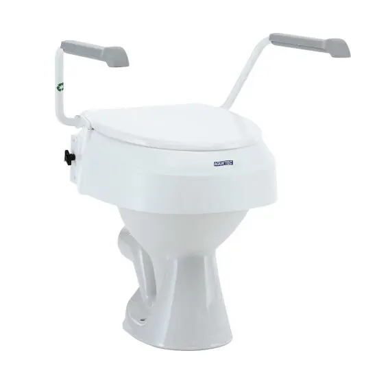 Invacare Aquatec 900 Toiletverhoger met armsteunen