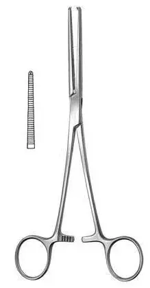 Pince à pansement Kocher avec dents 14 cm