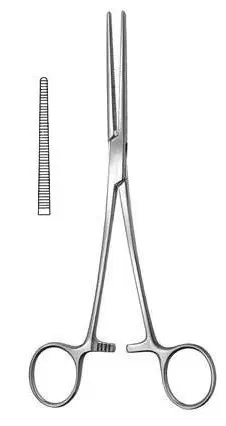 Kocher Arterieklem zonder tandjes 14cm - 1 stuk