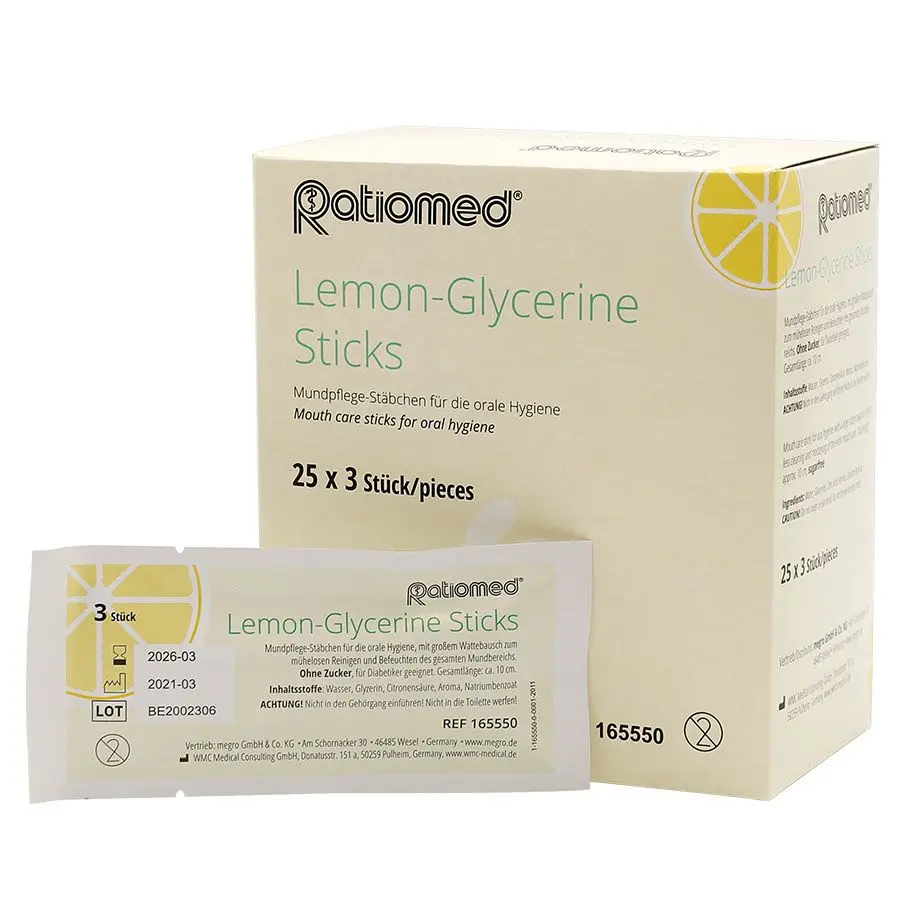 Lemon-glycerine sticks - 25 x 3st
