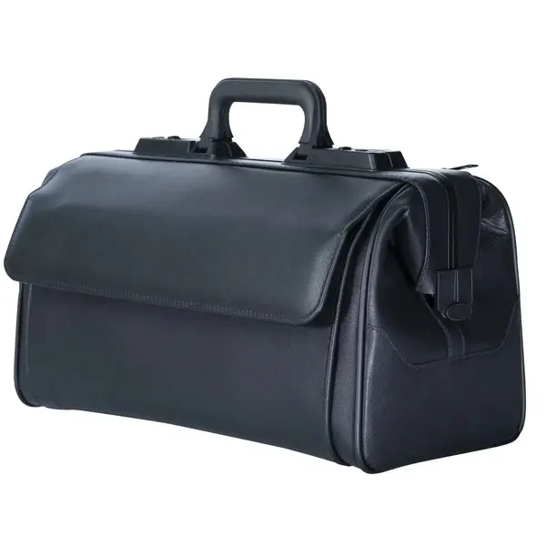 Sac médical Rusticana Cuir de veau Noir