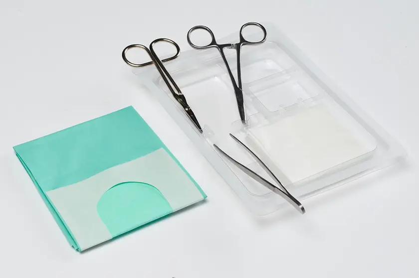 Kit de suture Mediset en blister - 24 pièces