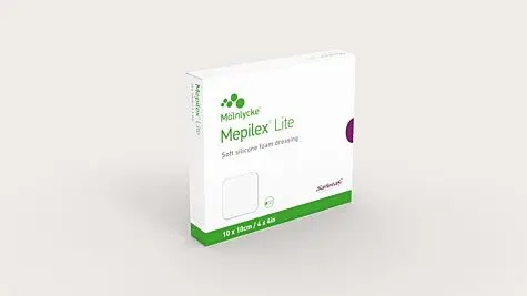 Pansement en mousse Mepilex Lite 10 cm x 10 cm - 5 pièces