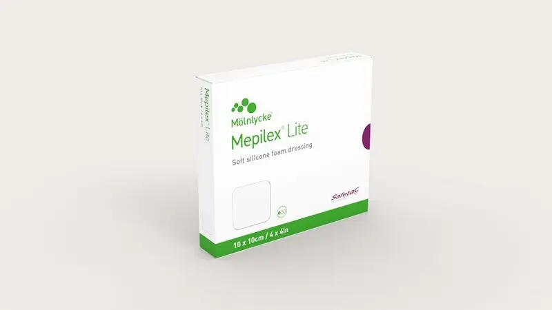 Pansement en mousse Mepilex Lite 6 cm x 8,5 cm - 5 pièces