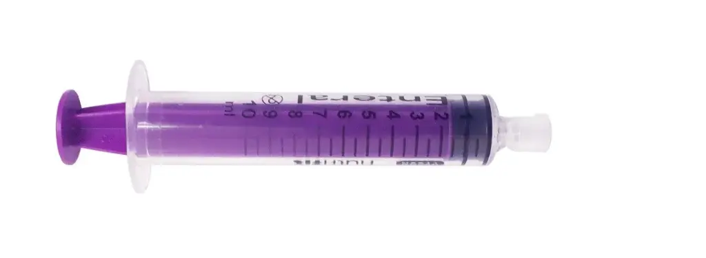 Nutrifit/ENFit Seringue entérale avec capuchon 10 ml - 100 pièces