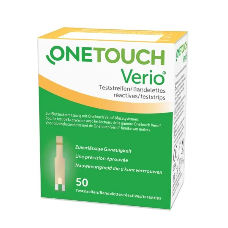 Bandelettes réactives OneTouch Verio - 50 pièces