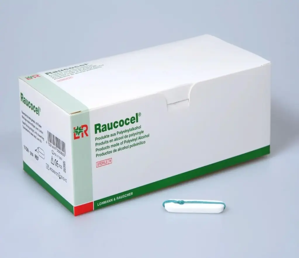 Raucocel Steriele neustampon geventileerd 45mm - 1 stuk