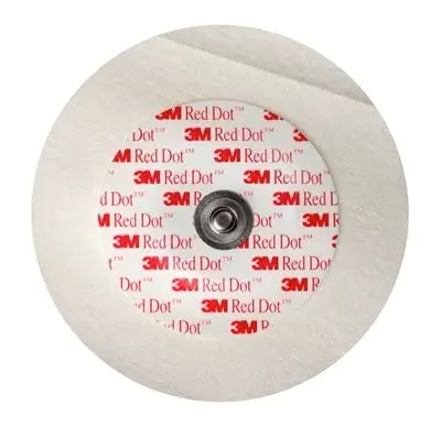 Électrode ECG Red Dot avec ruban microporeux 3M - 50 pièces