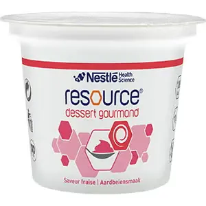 Nestlé Resource Dessert Gourmand Aardbei - 24 x 125g