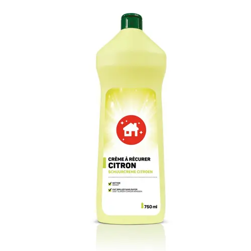 Crème abrasive Citron 750 ml - 12 pièces