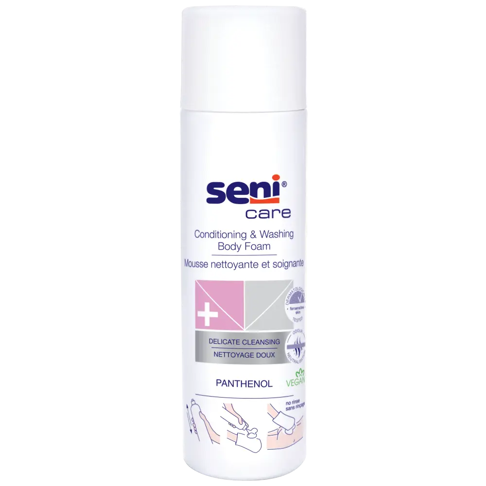 Seni Care Mousse lavante nourrissante 500 ml - 12 pièces