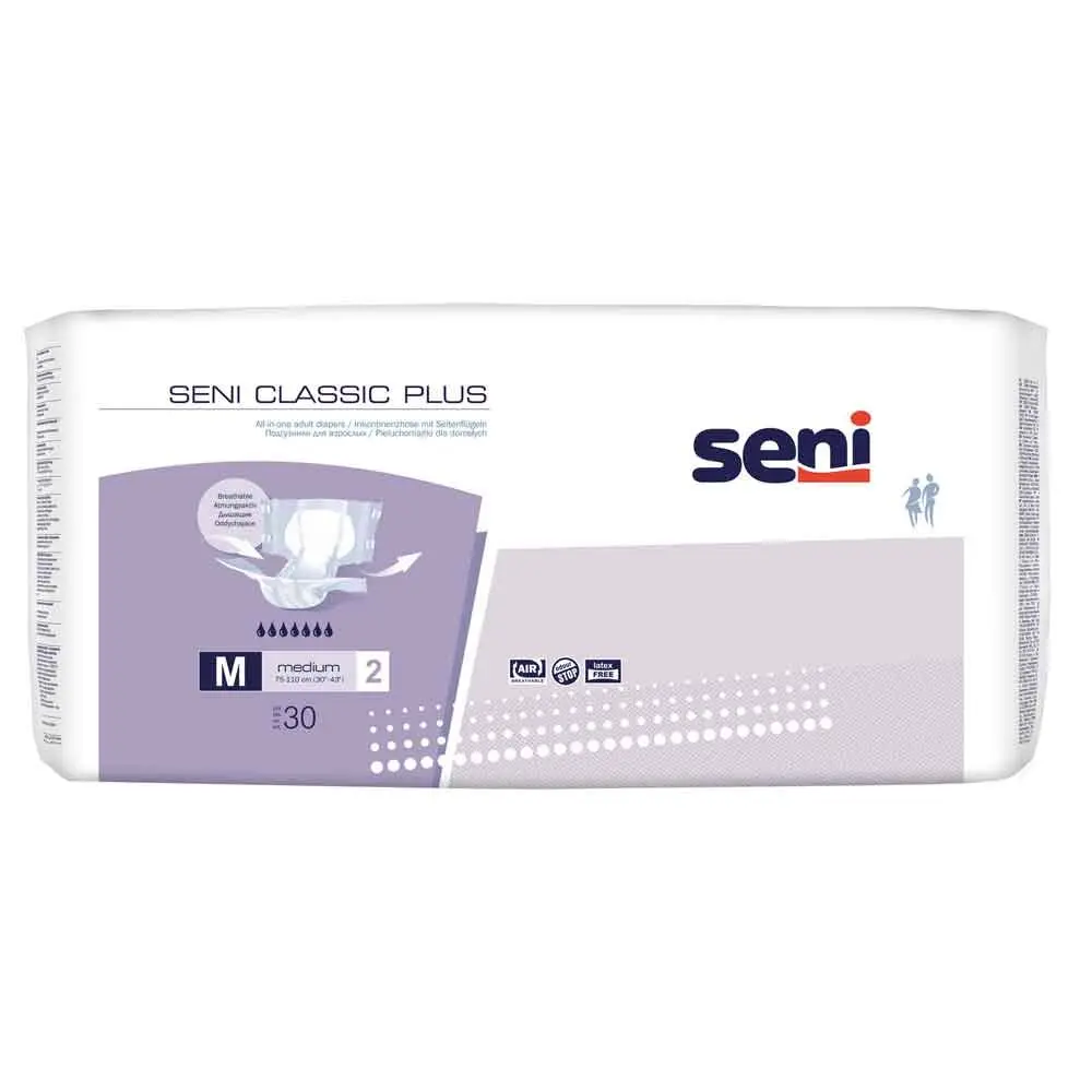 Seni Classic Plus Large - Omdoos (3 x 30 stuks)