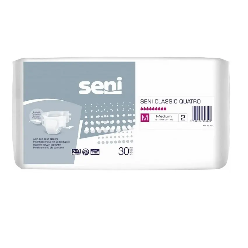 Seni Classic Quatro Medium - Omdoos (4 x 30 stuks)