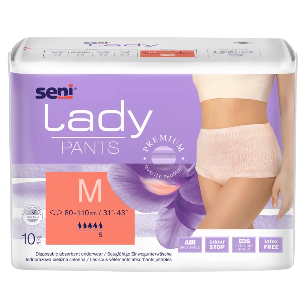 Seni Lady Pants Medium - Omdoos (8 x 10 stuks)