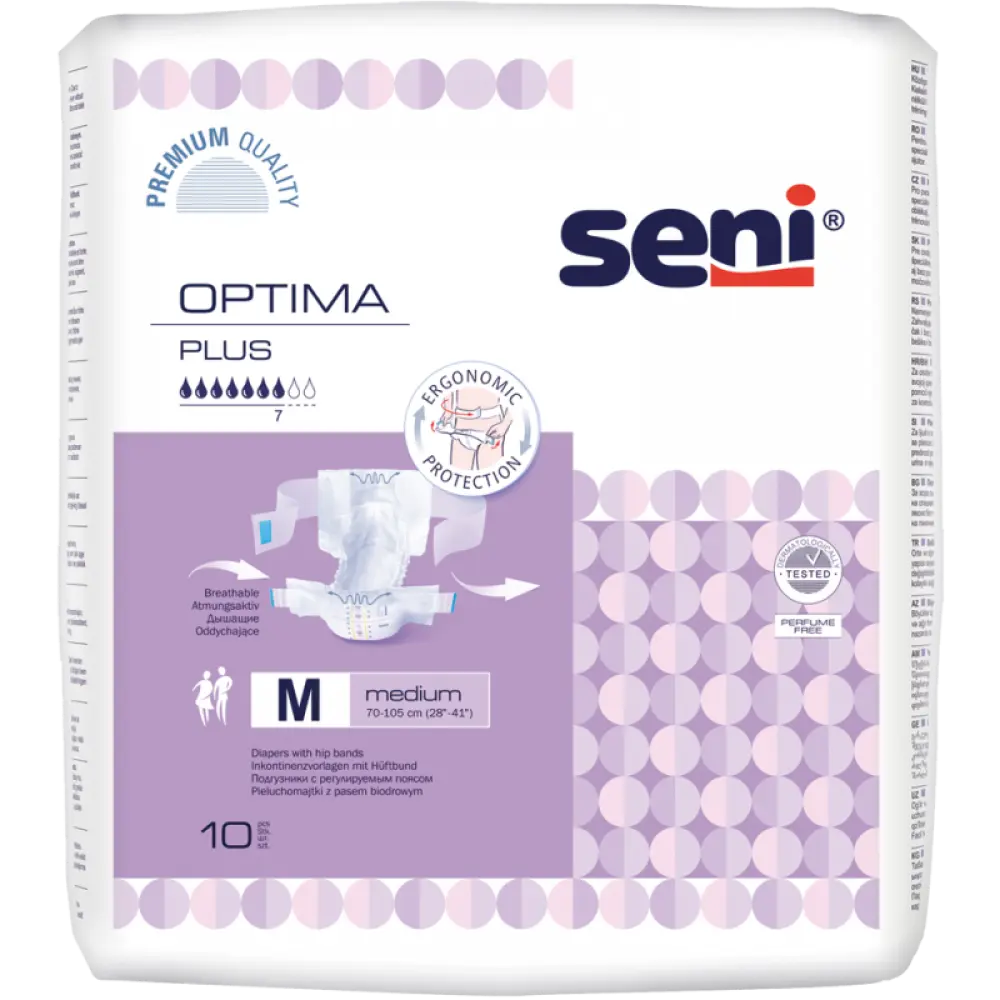 Seni Optima Plus Medium - 6 x 10 pièces