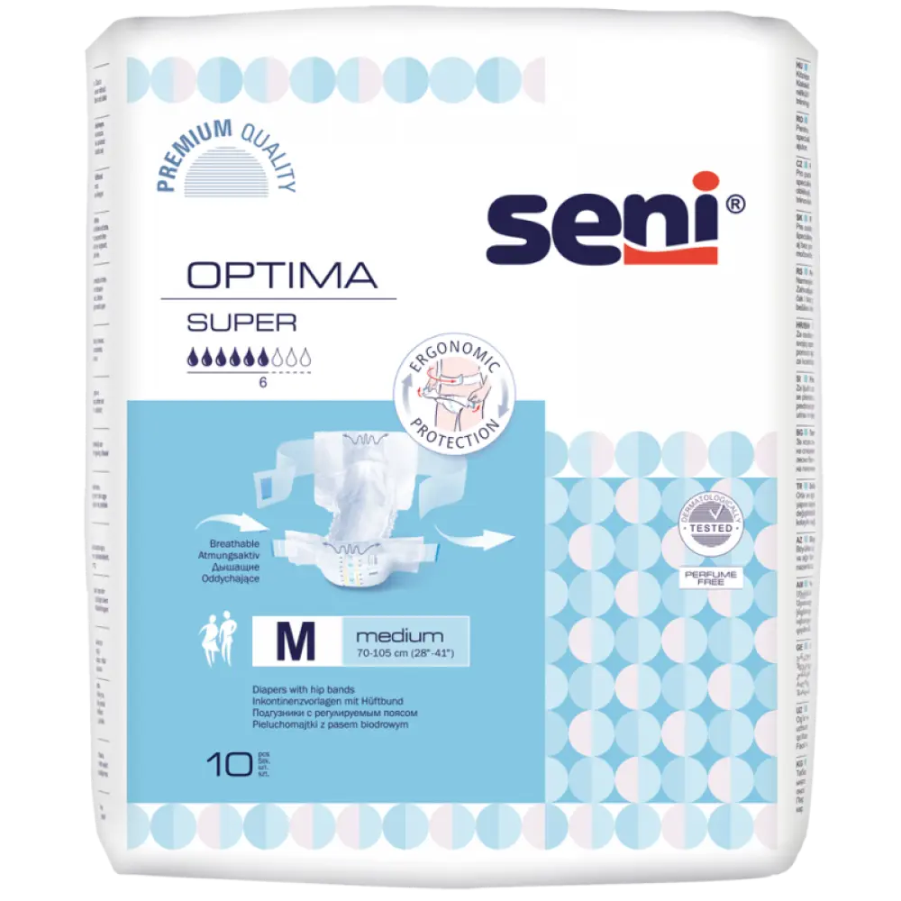 Seni Optima Super XL - Omdoos (6 x 10 stuks)